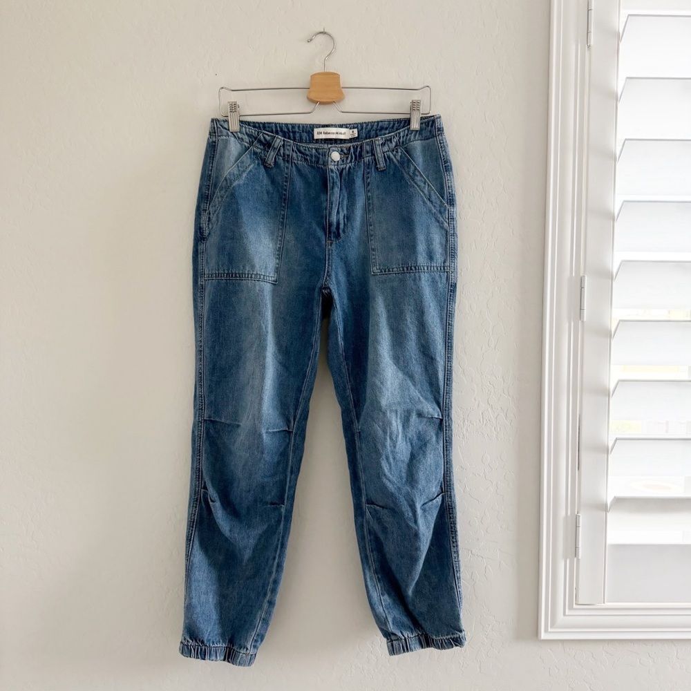 Rebecca Minkoff Lightweight Blue Denim Joggers Size M